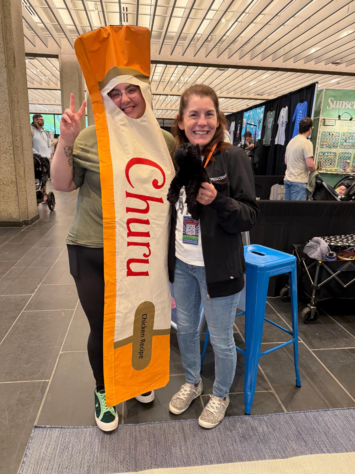 Person dressed up in Churu costume