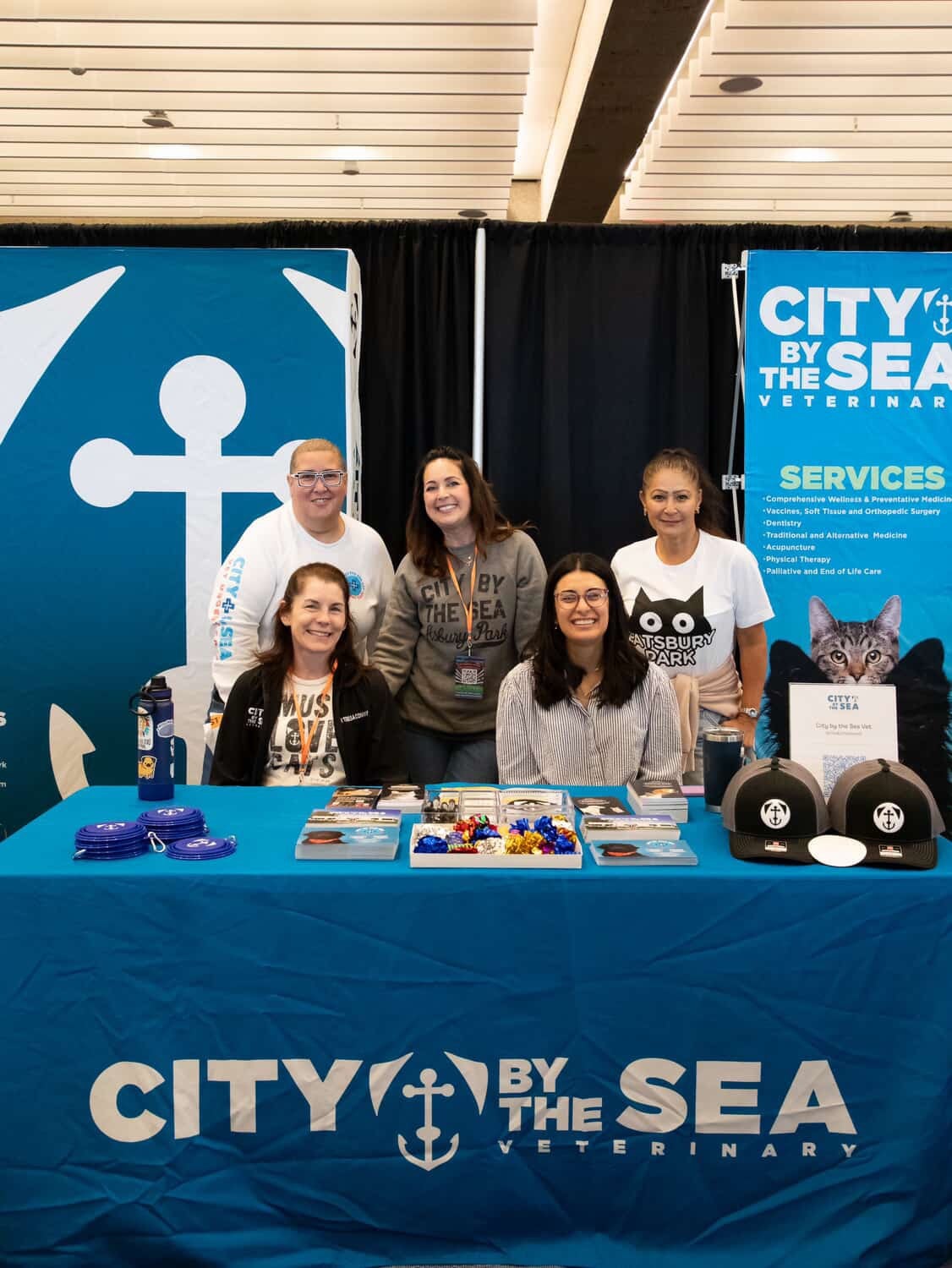 The team at the Catsbury Convention