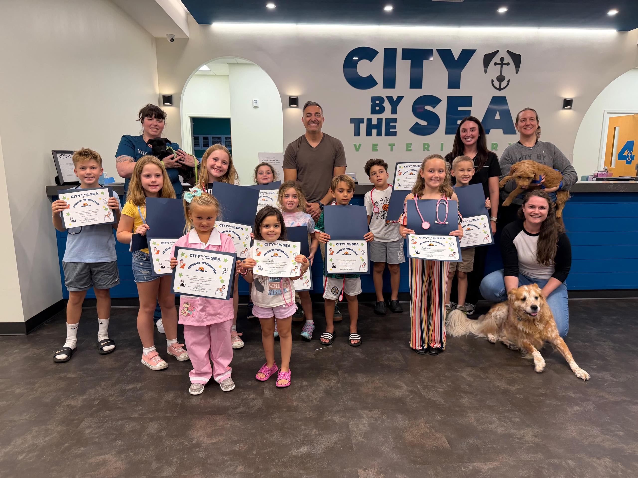 Group photo for Back to School Night